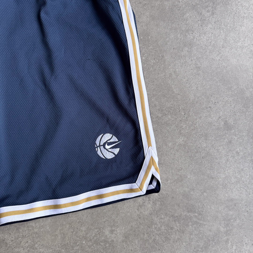 Nike Basketball Shorts Navy Blue & Baby Blue Men's XL