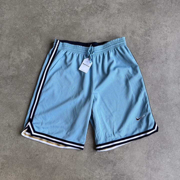 Nike Basketball Shorts Navy Blue & Baby Blue Men's XL