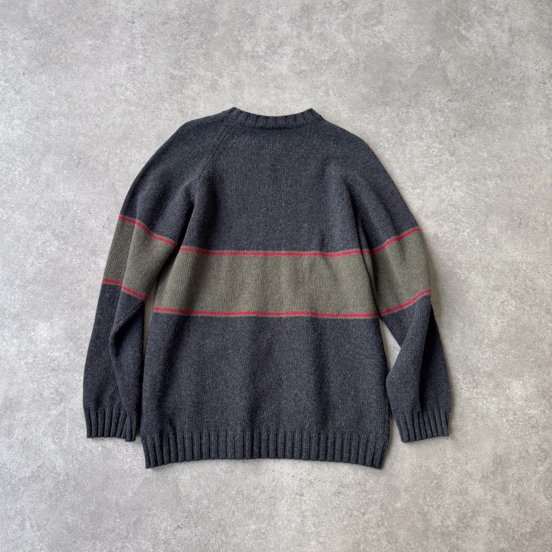 Dolce & Gabbana V-Neck Jumper Grey Men's L
