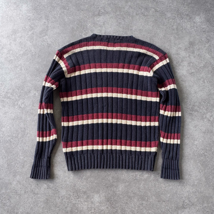 Ralph Lauren Crew Neck Jumper Navy Blue Men's L