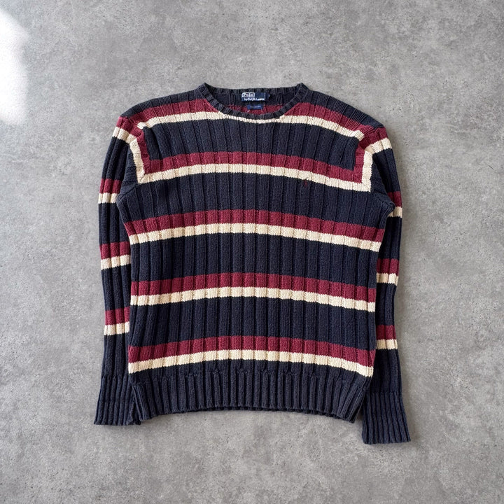 Ralph Lauren Crew Neck Jumper Navy Blue Men's L