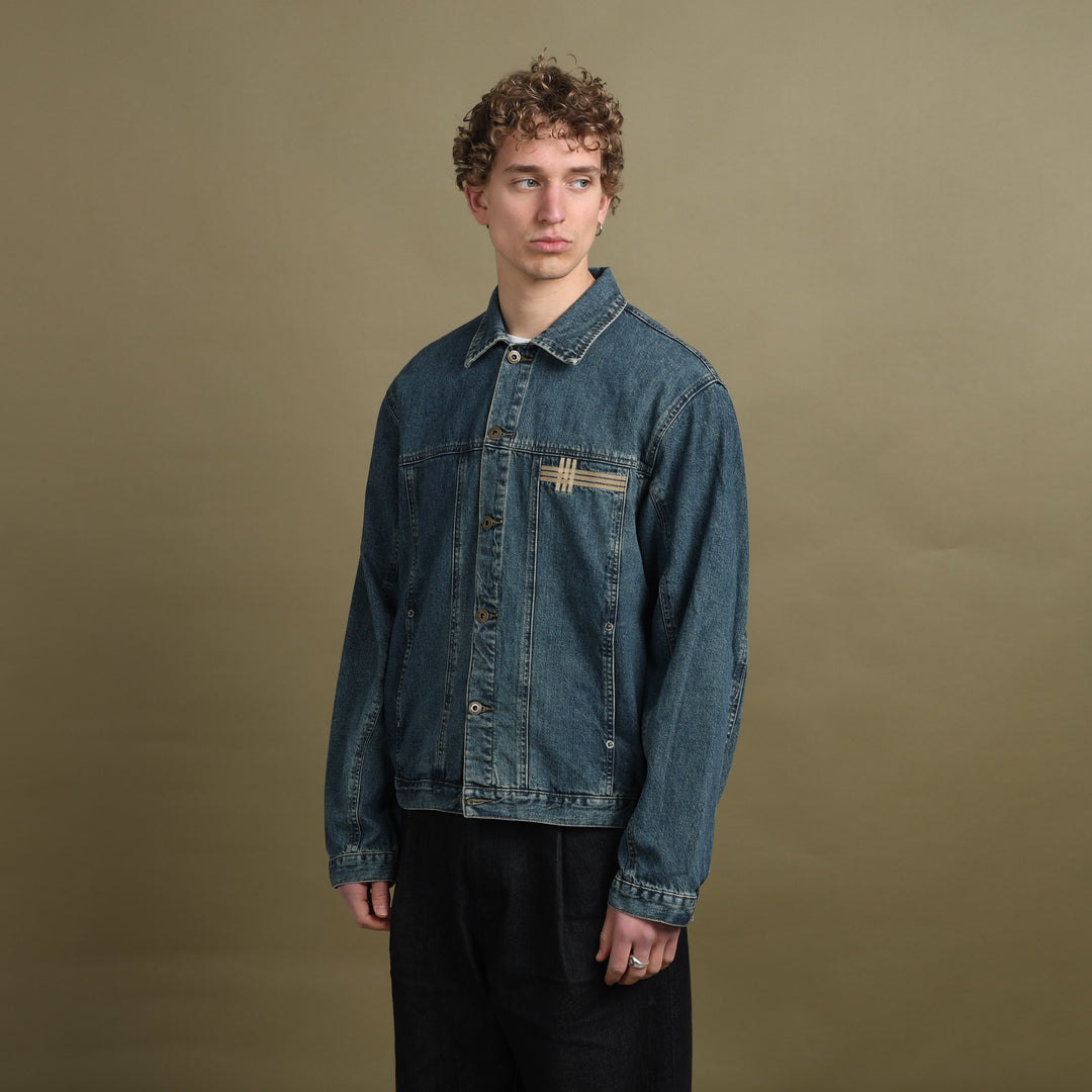 Burberry Denim Jacket Mid Blue Men's L