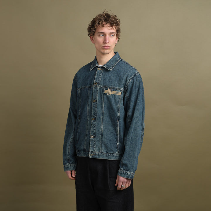 Burberry Denim Jacket Mid Blue Men's L