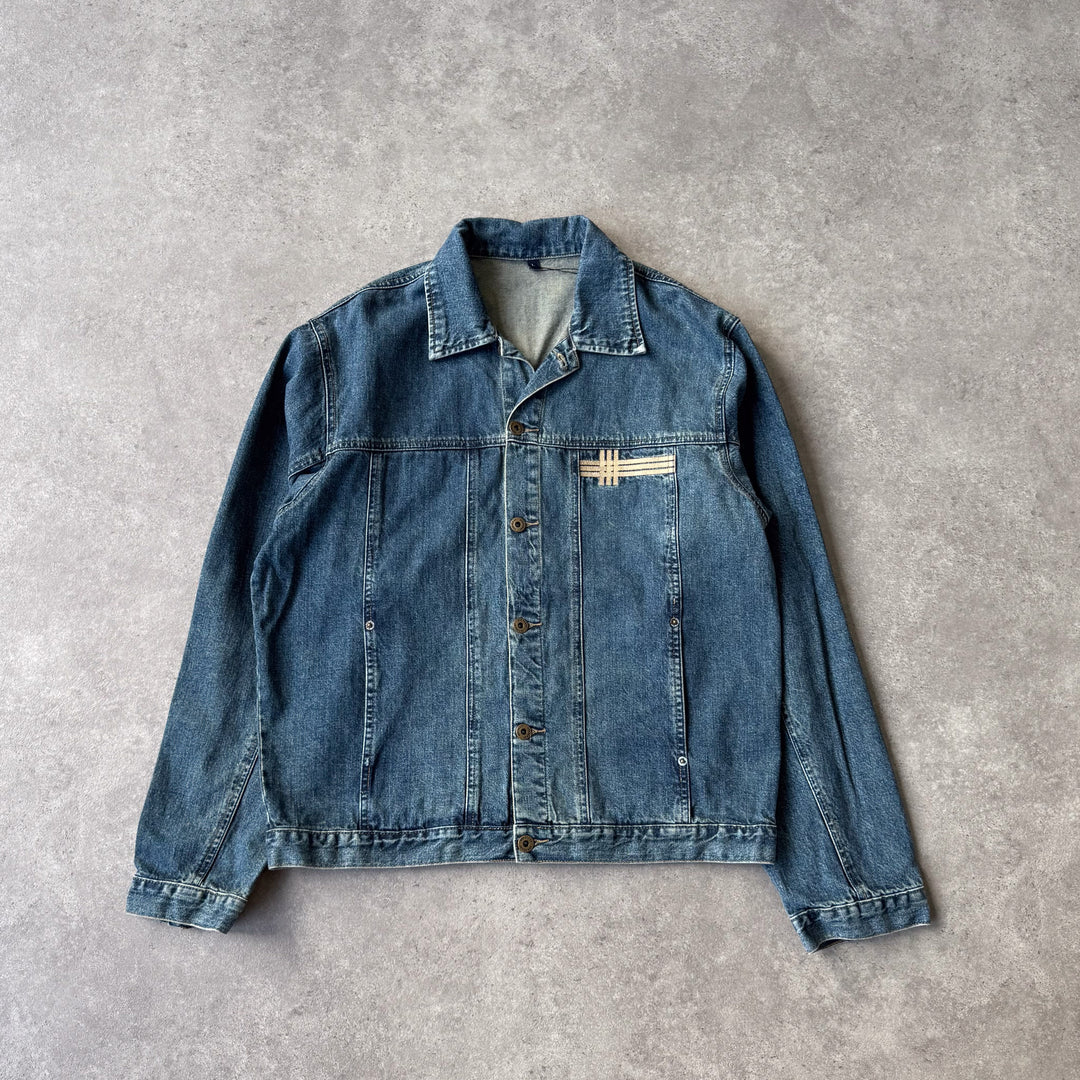 Burberry Denim Jacket Mid Blue Men's L