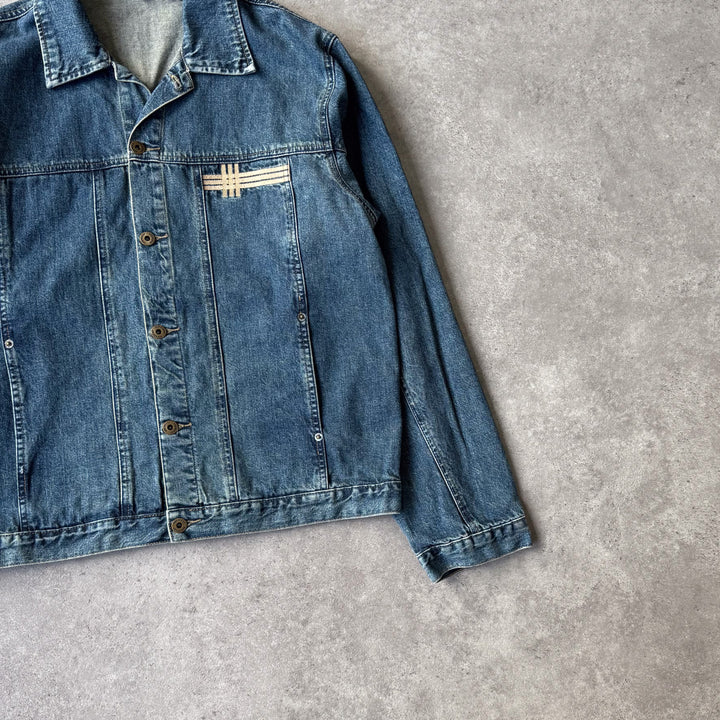 Burberry Denim Jacket Mid Blue Men's L