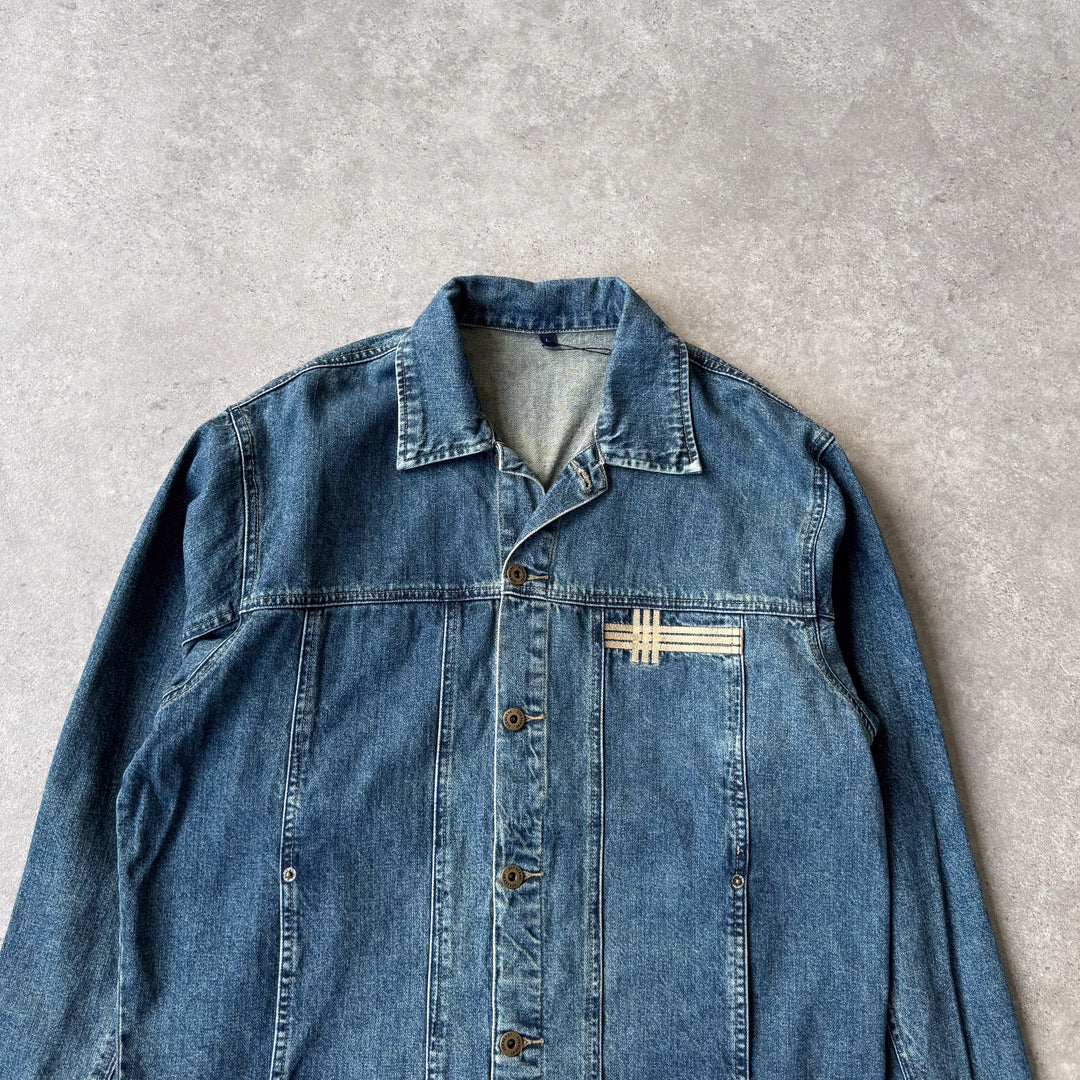 Burberry Denim Jacket Mid Blue Men's L