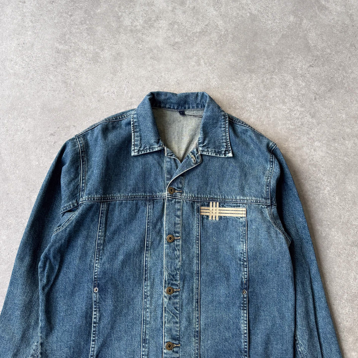 Burberry Denim Jacket Mid Blue Men's L