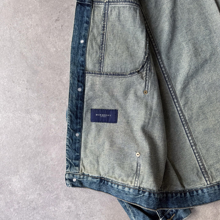 Burberry Denim Jacket Mid Blue Men's L