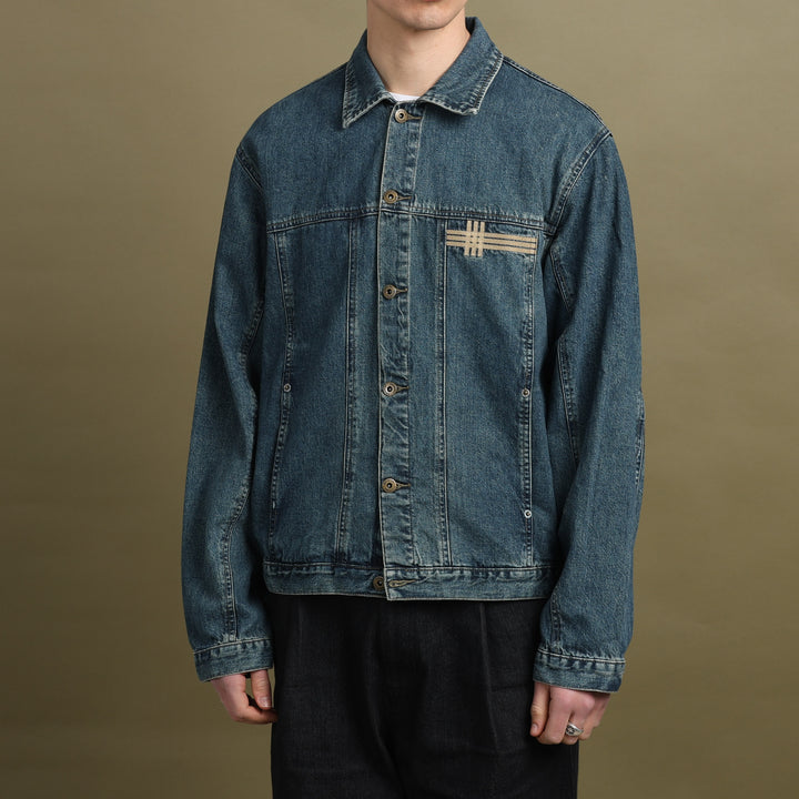 Burberry Denim Jacket Mid Blue Men's L