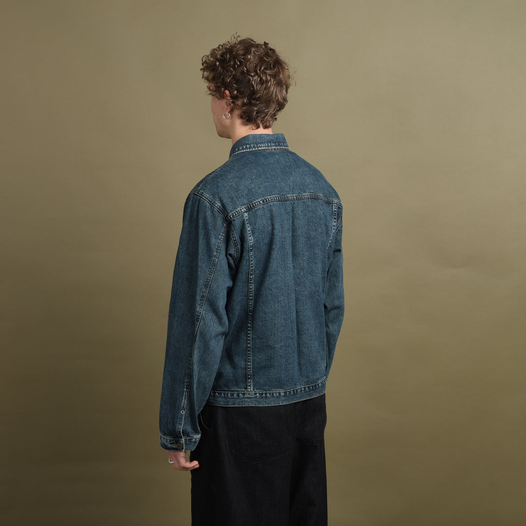 Burberry Denim Jacket Mid Blue Men's L