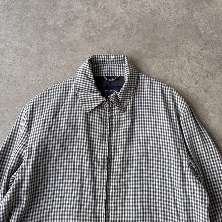 Burberry Harrington Jacket Navy & White Men's M