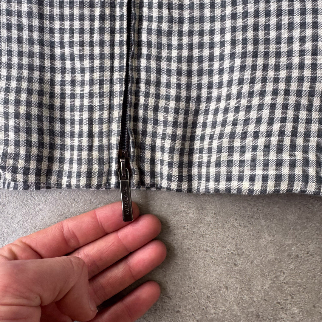 Burberry Harrington Jacket Navy & White Men's M