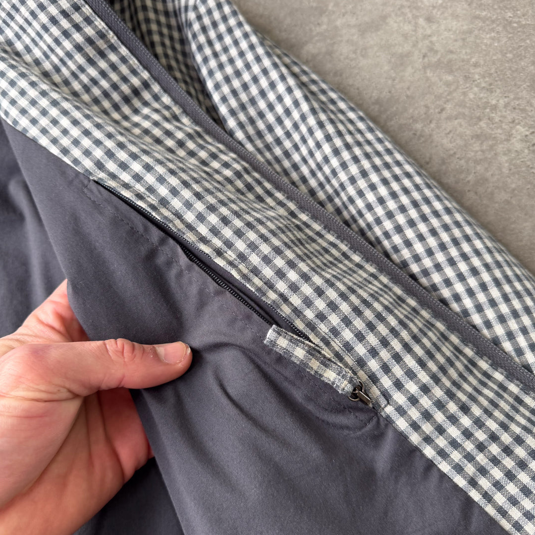 Burberry Harrington Jacket Navy & White Men's M
