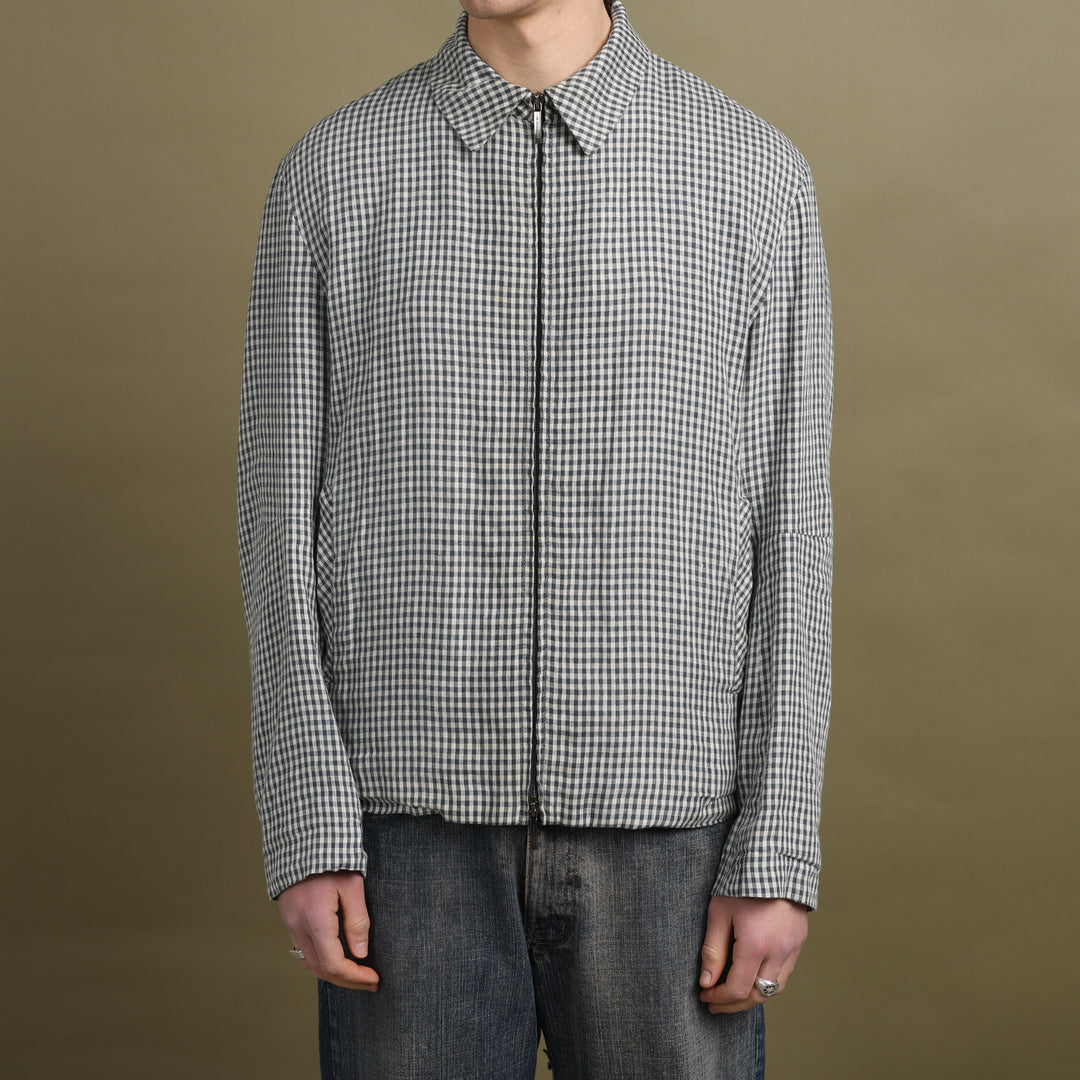 Burberry Harrington Jacket Navy & White Men's M