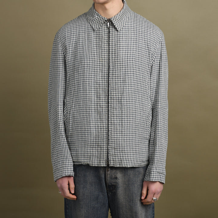 Burberry Harrington Jacket Navy & White Men's M