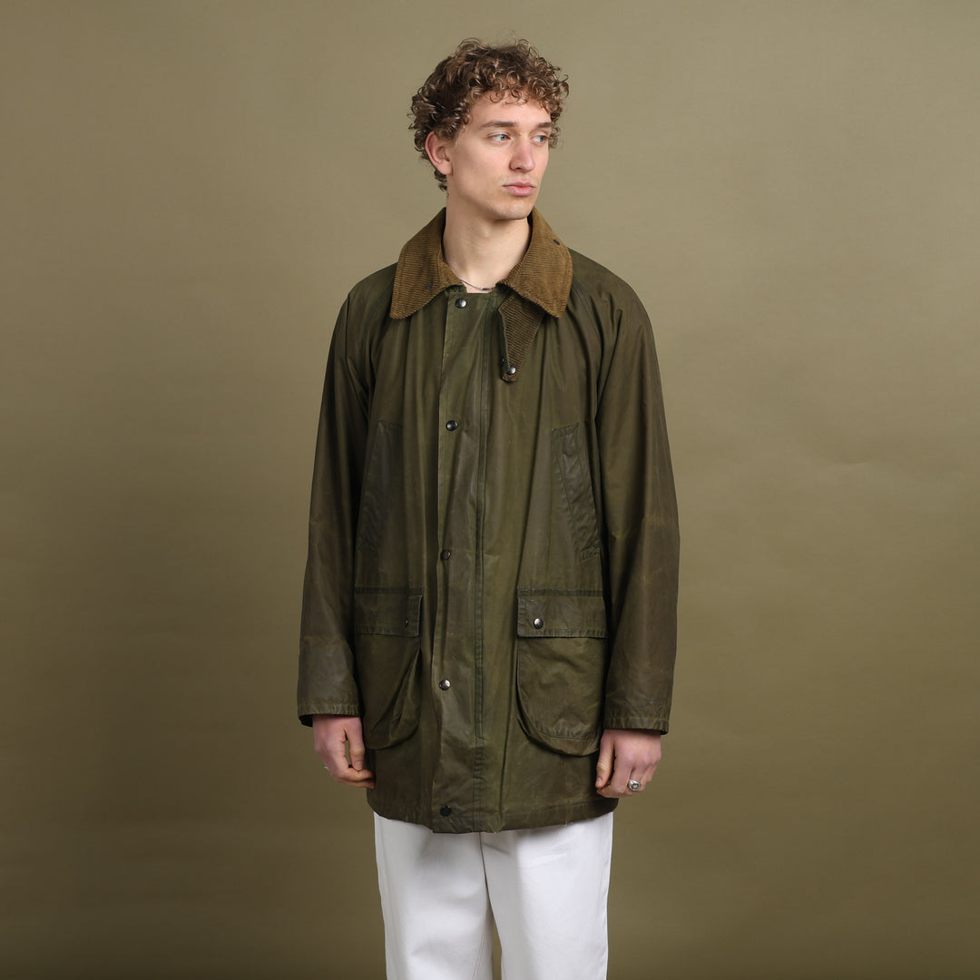 Burberry's Wax Jacket Forest Green Men's XL