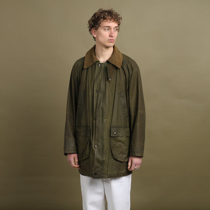 Burberry's Wax Jacket Forest Green Men's XL