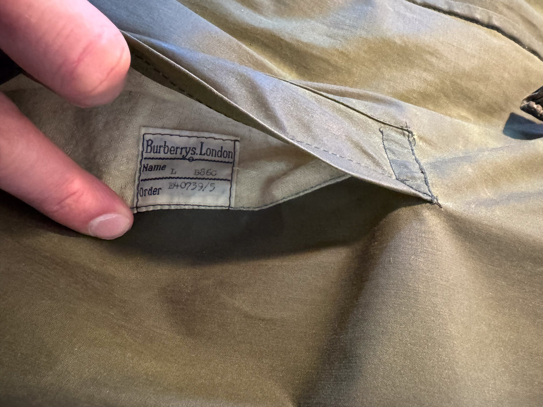 Burberry's Wax Jacket Forest Green Men's XL