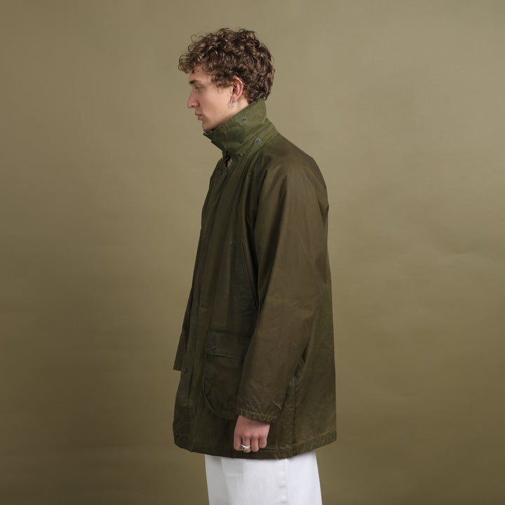 Burberry's Wax Jacket Forest Green Men's XL