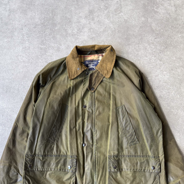 Burberry's Wax Jacket Forest Green Men's XL