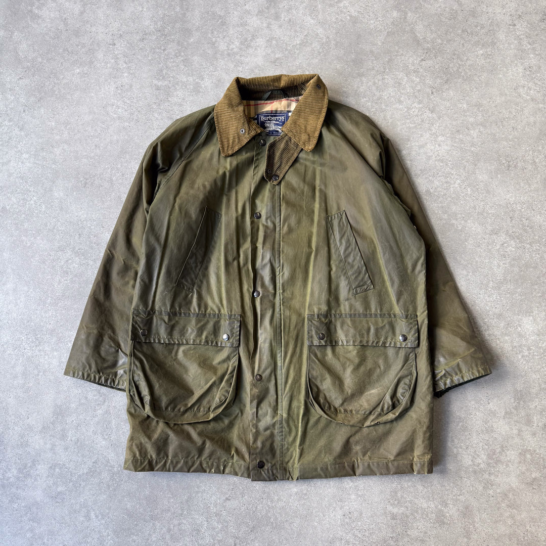 Burberry's Wax Jacket Forest Green Men's XL