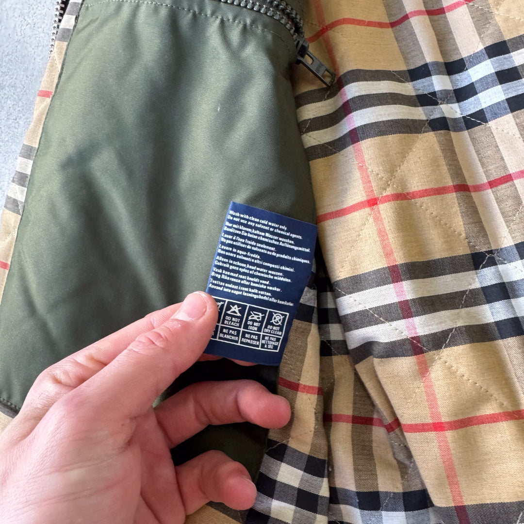 Burberry's Wax Jacket Forest Green Men's XL