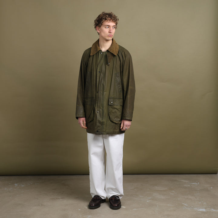 Burberry's Wax Jacket Forest Green Men's XL