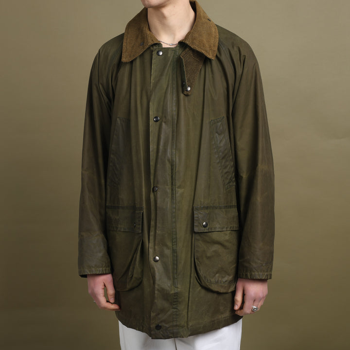 Burberry's Wax Jacket Forest Green Men's XL