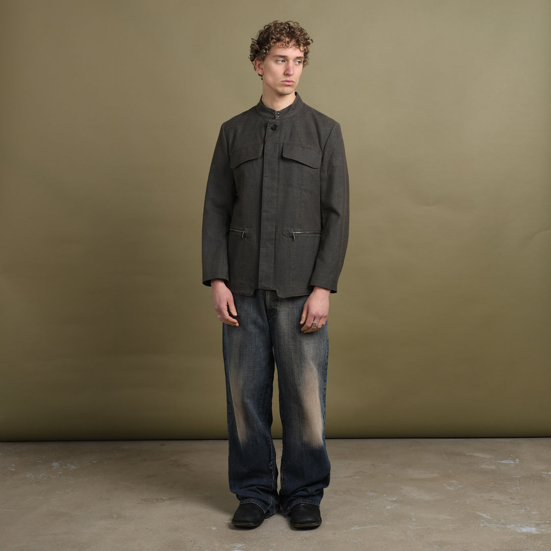 Yves Saint Laurent Chore Jacket Dark Grey Men's M