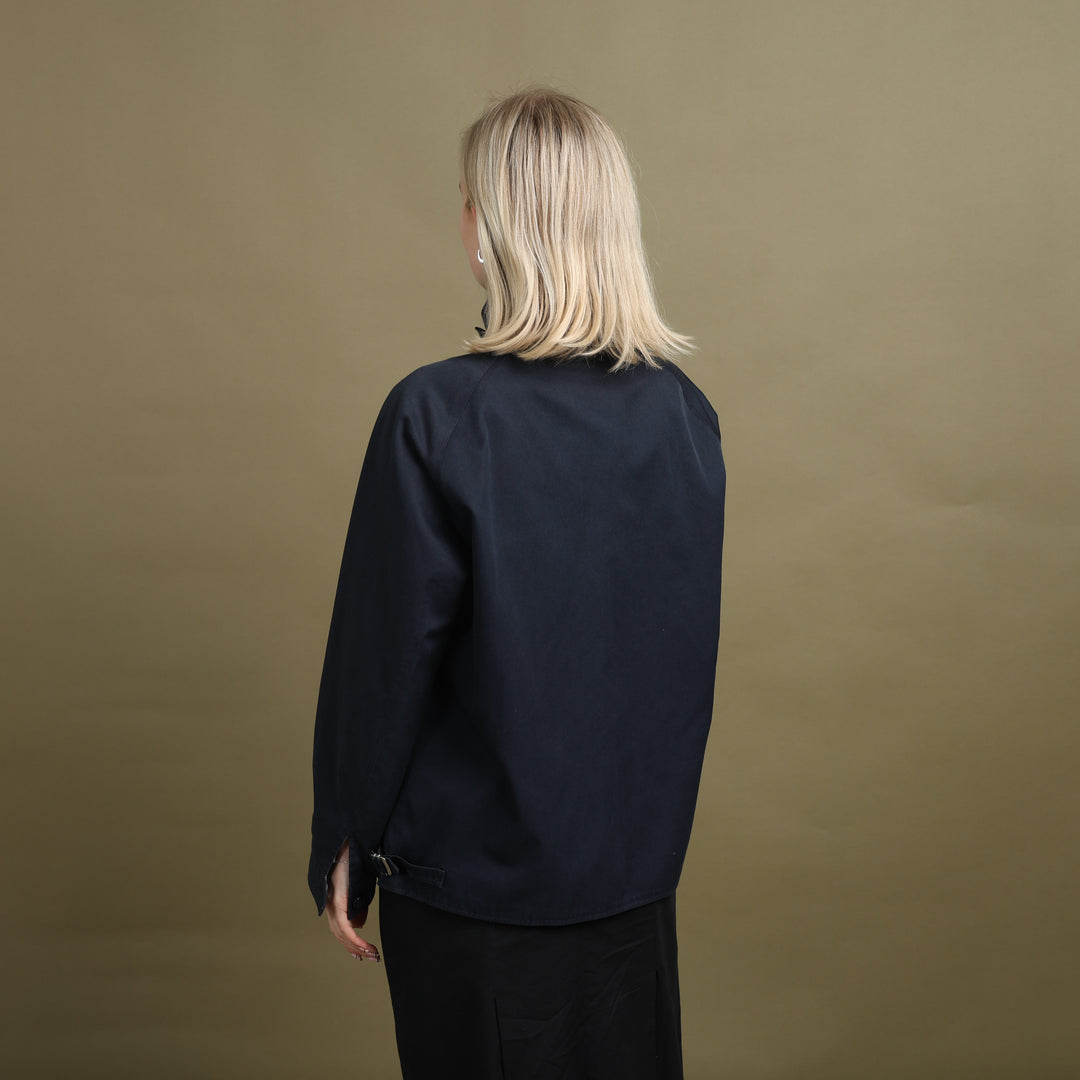 Burberry's Harrington Jacket Navy Blue Women's UK 12