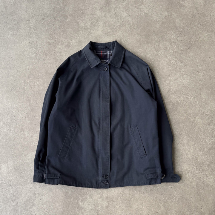Burberry's Harrington Jacket Navy Blue Women's UK 12