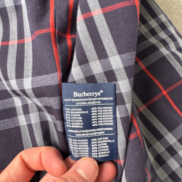 Burberry's Harrington Jacket Navy Blue Women's UK 12