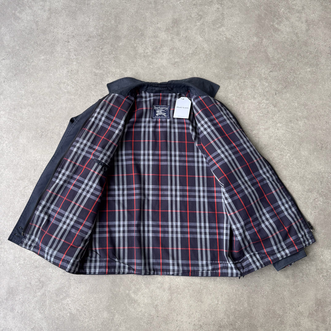 Burberry's Harrington Jacket Navy Blue Women's UK 12