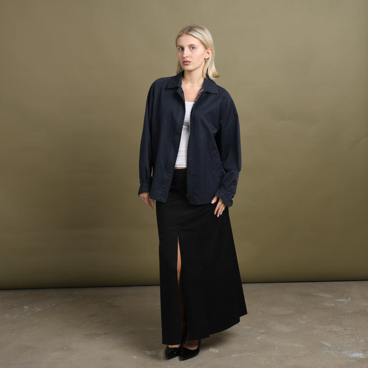 Burberry's Harrington Jacket Navy Blue Women's UK 12