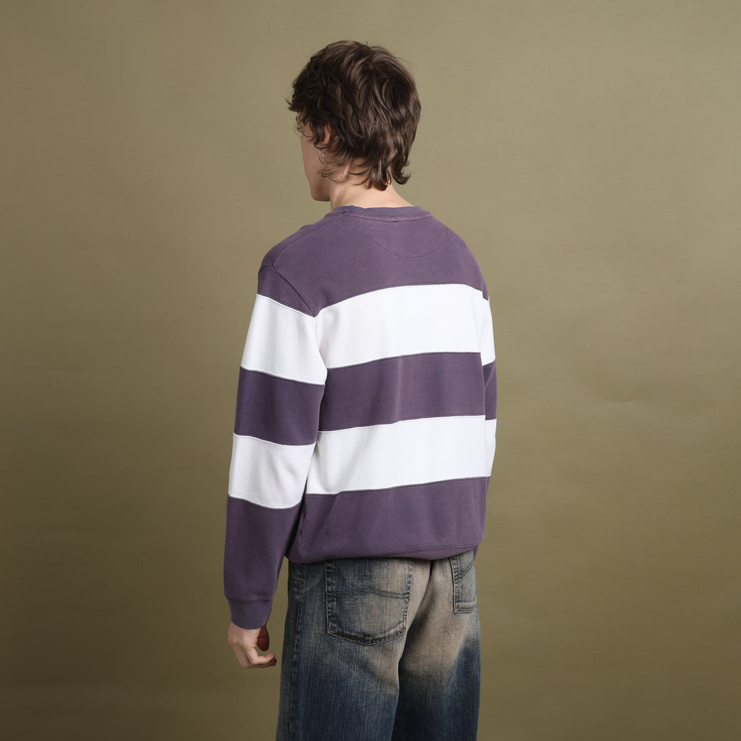 Yves Saint Laurent Sweatshirt Purple & White Men's M