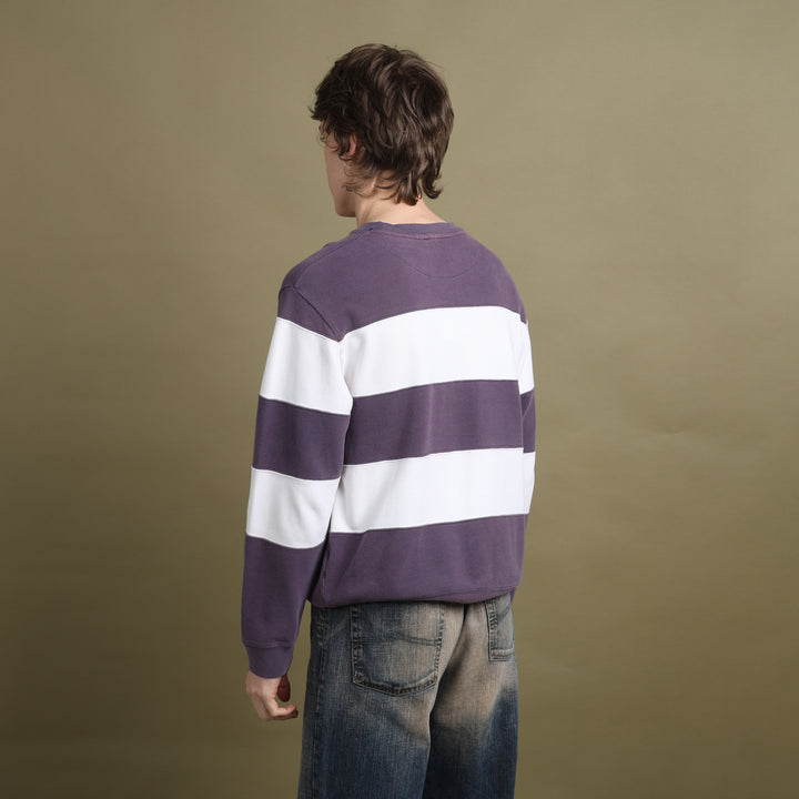 Yves Saint Laurent Sweatshirt Purple & White Men's M