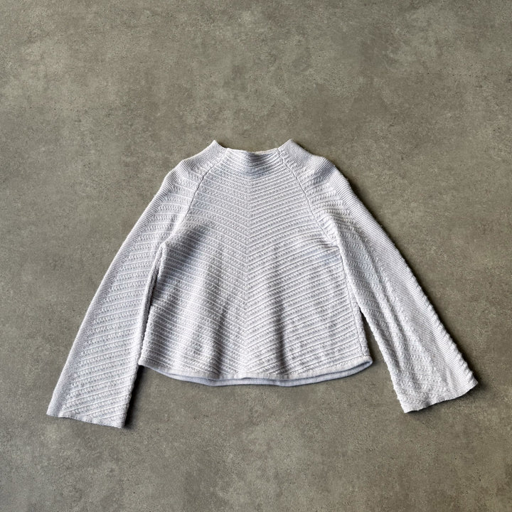 Armani Collezioni Mock Neck Jumper Grey Women's UK 10