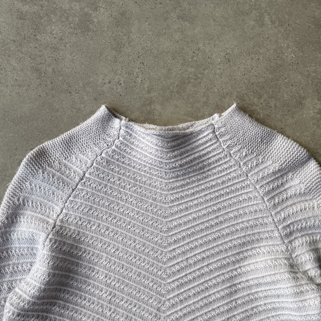 Armani Collezioni Mock Neck Jumper Grey Women's UK 10
