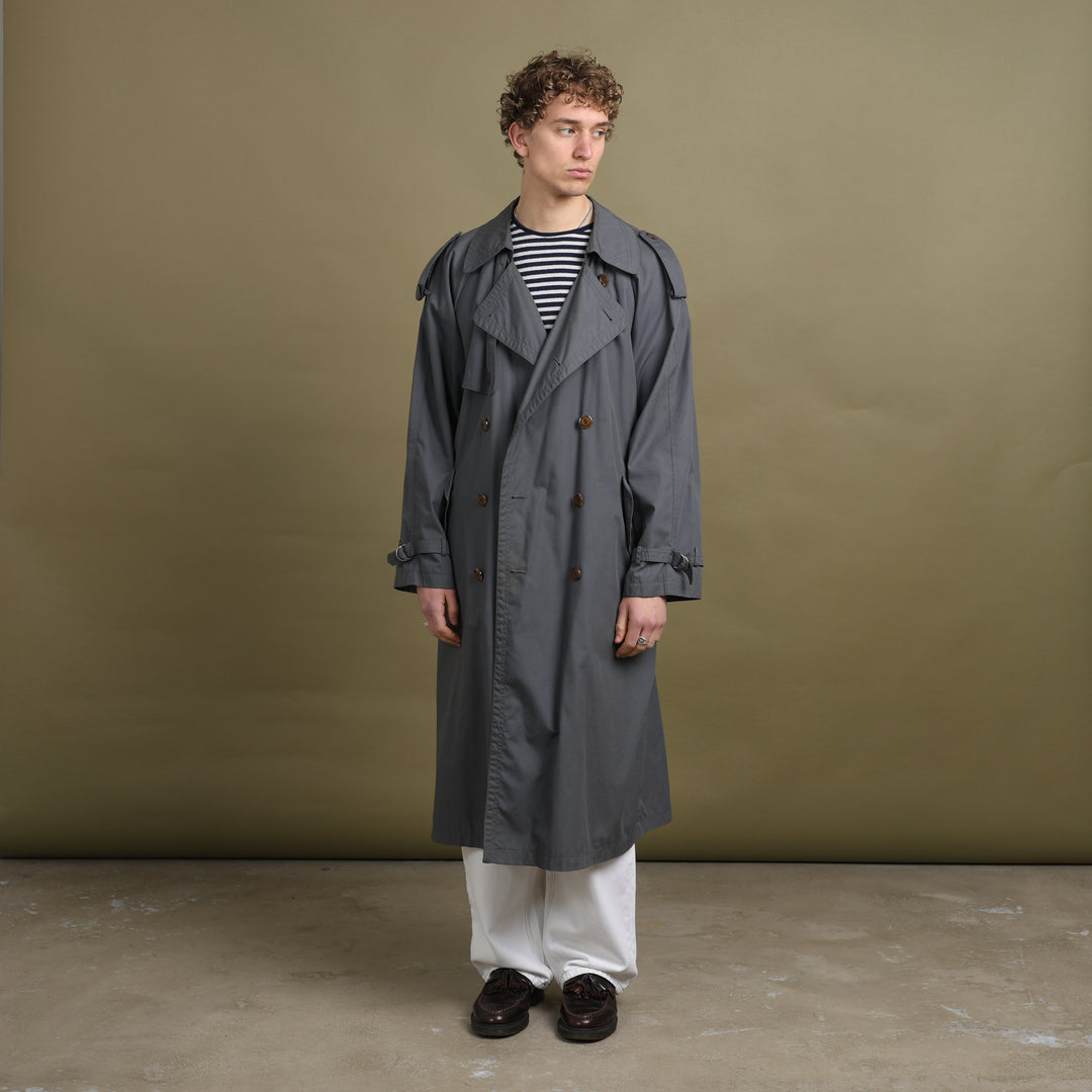 Yves Saint Laurent Trench Coat Grey Men's L