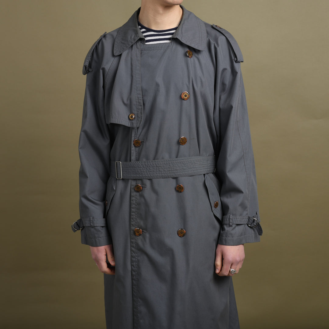 Yves Saint Laurent Trench Coat Grey Men's L