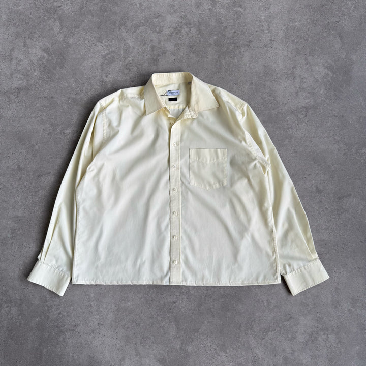 Balmain Dress Shirt Yellow Men's XL