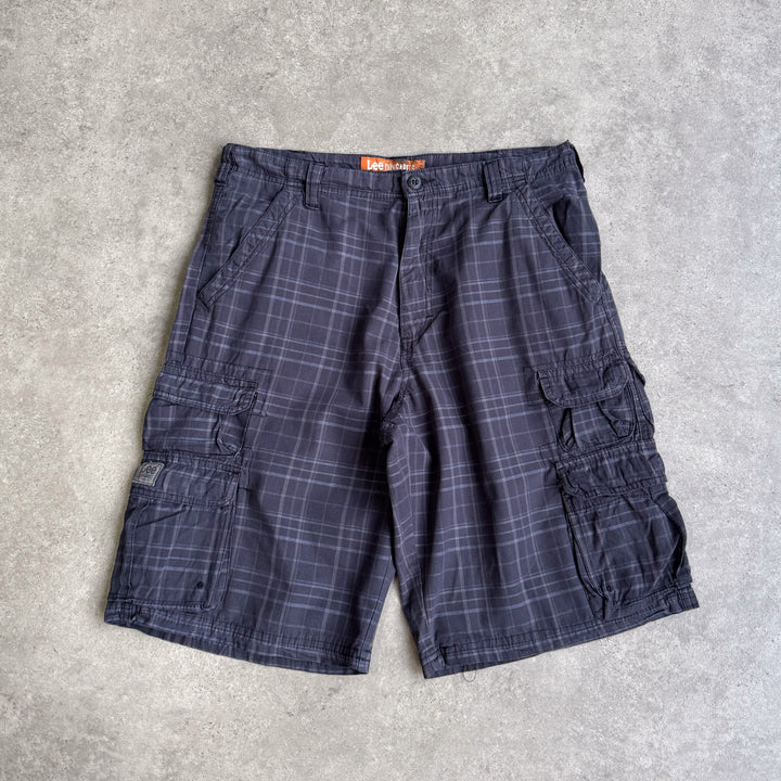 Lee Cargo Pants Navy Blue & Grey Men's W35