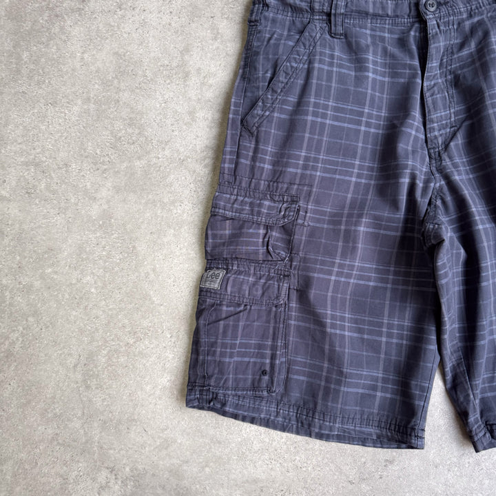 Lee Cargo Pants Navy Blue & Grey Men's W35