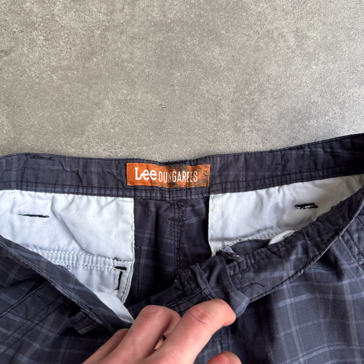 Lee Cargo Pants Navy Blue & Grey Men's W35