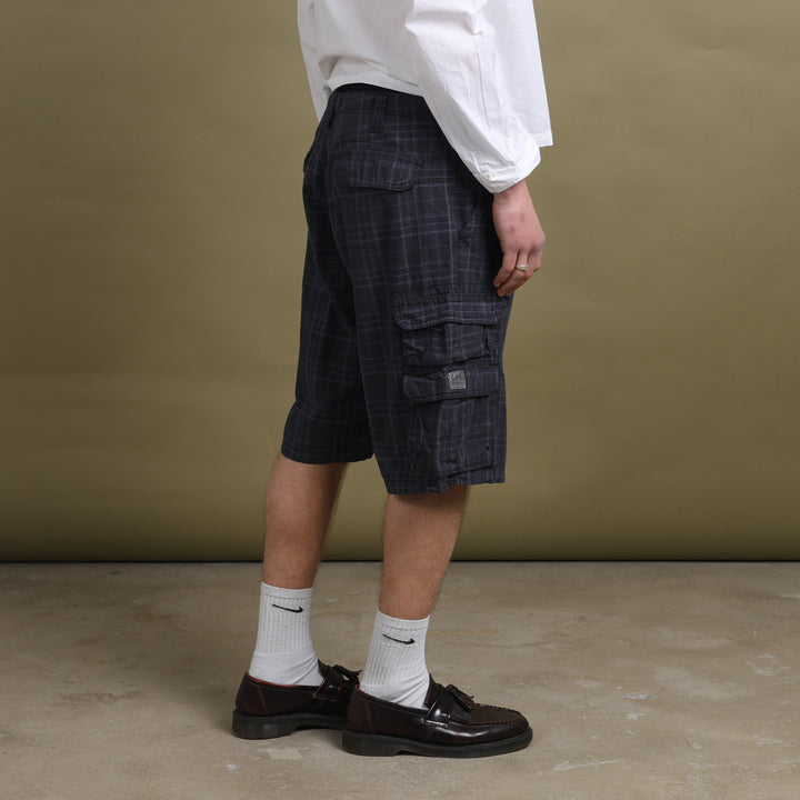 Lee Cargo Pants Navy Blue & Grey Men's W35