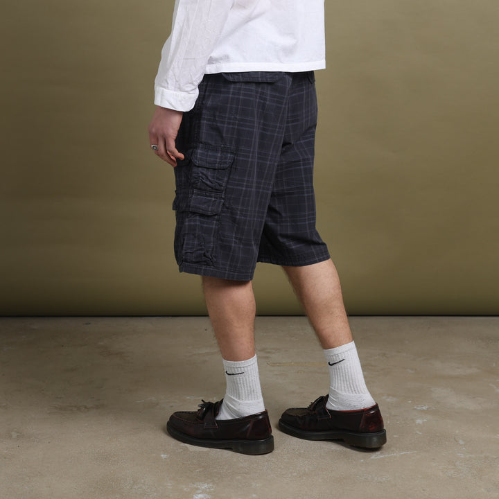 Lee Cargo Pants Navy Blue & Grey Men's W35