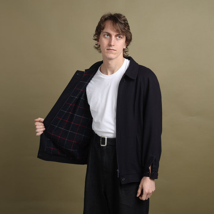 Burberry's Blouson Jacket Navy Blue Men's M