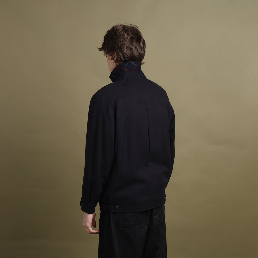 Burberry's Blouson Jacket Navy Blue Men's M