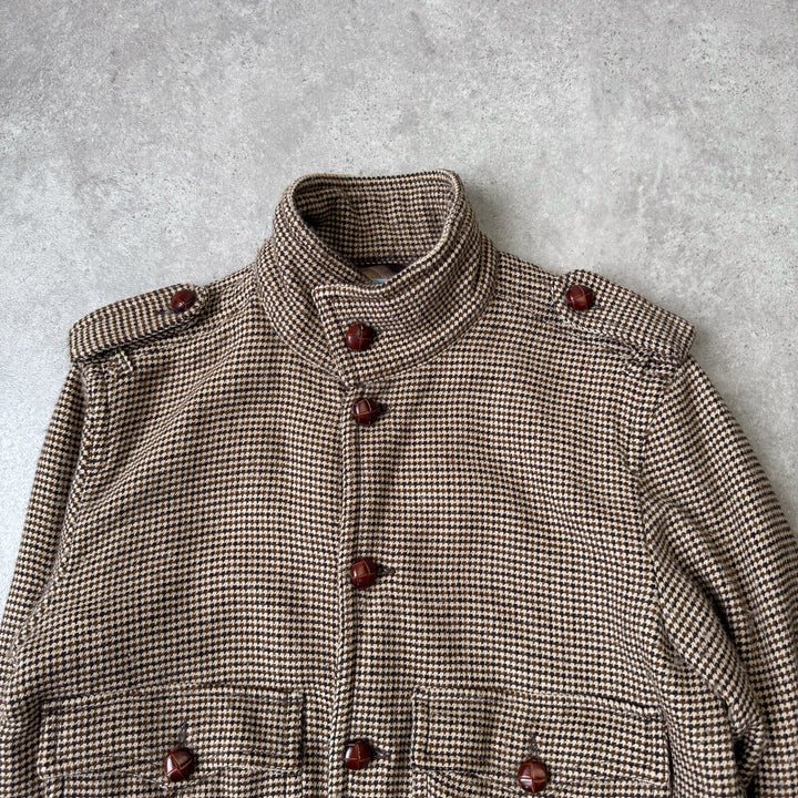 Valentino Bomber Jacket Beige & Brown Men's M