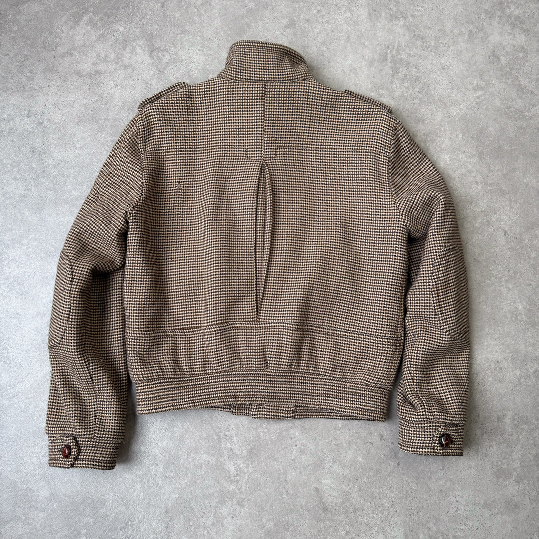 Valentino Bomber Jacket Beige & Brown Men's M